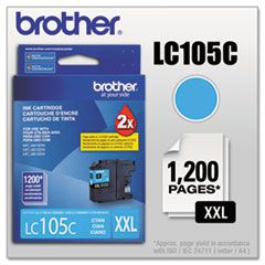 Original LC105C Cartucho Brother Ciano 1.200Páginas