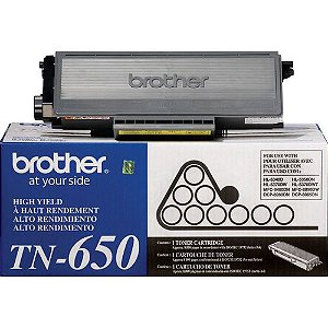 TN-650 Toner Original Brother Preto 8.000Páginas Para 8080DN 8085DN 8090 8480 5340D 5350DN 5350DNLT 5370DW 5370DWT 5380DN 8480DN 8680DN 8880DN 8890DW