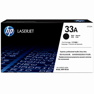 Toner Original CF233A 33A HP Preto 2.300Páginas Para M106W M134A M134FN