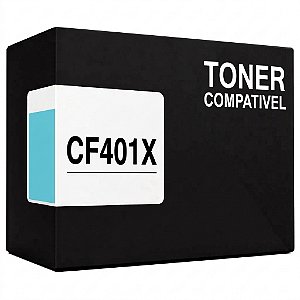 Compativel CF401X Toner 201X Ciano 2.300Páginas Para M252DW M277DW