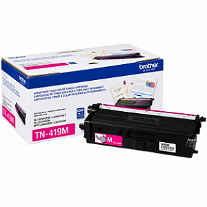 Toner Original TN419M Brother Magenta 9.000Páginas Para L8360CDW L8610CDW L8900CDW L9570CDW