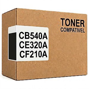 Compativel CB540A CE320A CF210A Toner Preto 2.200Páginas
