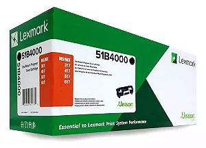 51B4000 Toner Original Lexmark Preto 2.500Páginas Para MX417DE MX517DE MS317DN MS417DN MS517DN MX317DN