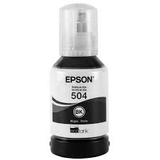 Epson T504BK Tinta Original Preto T504120 7.500Páginas Para L4150 L6161 L6171 L4160