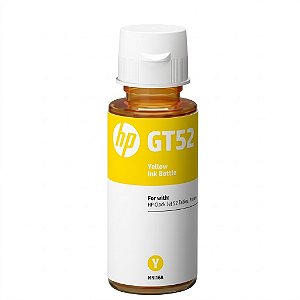 Tinta Original GT52 70ml HP Amarelo 8.000Páginas