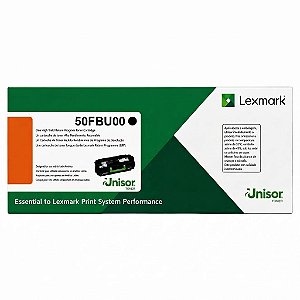 Toner Original 50FBU00 50F4U00 Lexmark Preto 20.000Páginas Para MS510dn MS610de MS610dn MS610dte MS610dtn
