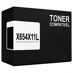 Compativel X654X11L Toner Preto X654 36.000Páginas Para Lexmark Para X654E X656DTE X656DE X658DME X658DFE