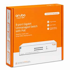 Switch R8R46A HPE 1430-8G Não Gerenciável 8Portas
