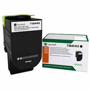 Toner Original 71B4HK0 Lexmark Preto 6.000Páginas Para CS417DN CX417DE