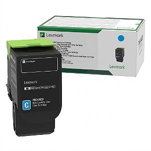 Toner Original 78C4XC0 78CBXC0 Lexmark Ciano 5.000Páginas Para CX622 S421 CS521 CX625 CX522 CS622 CX421