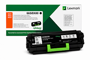 Toner Original 66SBX00 66S4X00 Lexmark Preto 31.000Páginas Para MS631dw MS632dwe MX632adwe