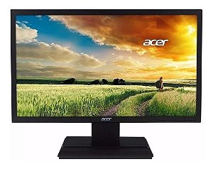 Monitor Led 19,5 Acer V206HQL VGA HDMI 1.4 Preto