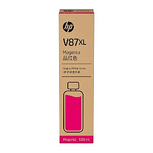 Tinta Original V87XL 7FN97A HP Magenta 500ml Para T858 T908 T918