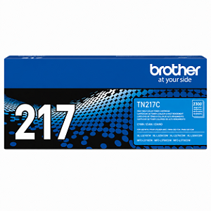 Toner Brother TN217C Original Ciano 2.300Páginas Para L3210CW L3230CDN L3230CDW L3270CDW L3550CDW L3551CDW L3750CDW L3770CDW
