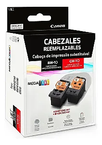BH-10 CH-10 Kit Cabeça de Impressão Original Canon Preto e Tricolor 3418C004AA Para G5010 G2160 G6010 G7010 G3160