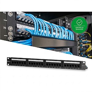 Patch Panel 16PORTAS CAT5E PP524 4770037 Intelbras