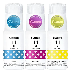 Original Kit GI-11 Garrafa Refil de tinta Canon GI11 Com 3Cores Tricolor 7.700Páginas Para G2160 G3160