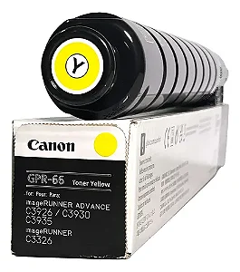 5756C003AA GPR-66 Toner Original Canon Amarelo 25.500Páginas Para C3326 C3326i DX-C3922 DX-C3922i DX-C3926 DX-C3926i DX-C3930 DX-C3930i DX-C3935 DX-C3