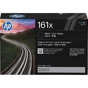 Toner Original W1610X 161X HP Preto 10.000Páginas Para 4006n 4006dn 4006dw 4112dw 4112fdn 4112fdw