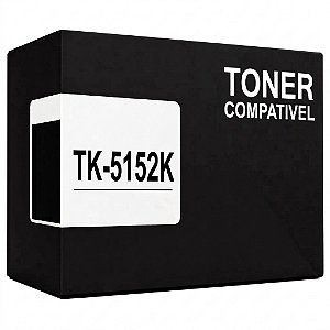 Compativel TK-5152K TK5152K Toner Kyocera Preto 12.000Páginas