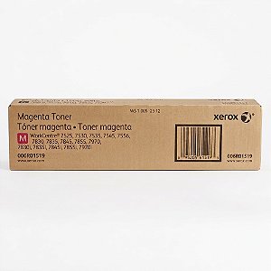 Toner Original 006R01519 Xerox Magenta 15.000Páginas Para 7525 7530 7535 7545 7556 7830 7835 7845 7855 7970