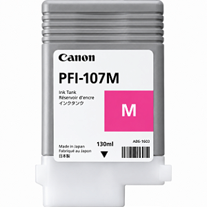 Tinta Original PFI-107M 6707B003AA Canon Magenta 130ml Para IPF-670 IPF-680 IPF-685 IPF-780 IPF-770 IPF-785