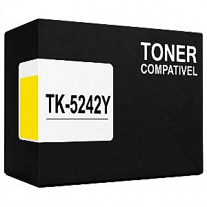 Compativel TK-5242Y Toner Kyocera Amarelo 3.000Páginas