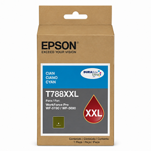 Cartucho Original T788XXL220 Epson Ciano 4.000Páginas Para WF5190 5190 WF5690 5690 WF5110 5110 WF5620 5620