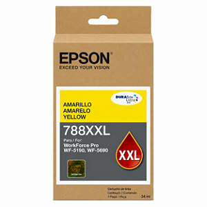 Cartucho Original T788XXL420 Epson Amarelo 4.000Páginas Para WF5190 5190 WF5690 5690 WF5110 5110 WF5620 5620