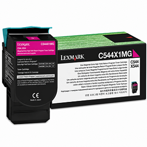 Toner Lexmark C544X1MG Magenta Original 4.000Páginas Para X544N X544DN X544DTN X544DW C544N C544DN C544DTN C544DW