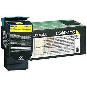 Original C544X1YG C544 Toner Lexmark Amarelo 4.000Páginas