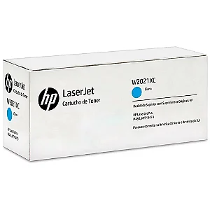 Toner Original W2021X HP 414X Ciano 6.000Páginas Para M454DW M454DN M479FDW