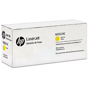 Toner Original W2022X HP 414X Amarelo 6.000Páginas Para M454DW M454DN M479FDW