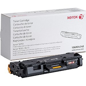 106R04348 Toner Original Xerox Preto 3.000Páginas Para B215DNI B210DNI B205NI B205 B210 B215