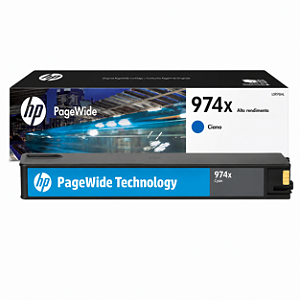 Cartucho Hp 974X Original L0R99AB Ciano 7.000Páginas Para 352DW 377DW 452DN 452DW 477DN 477DW 552DW 577DW 577Z P57750DW P55250DW 377DN