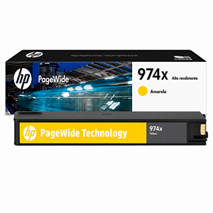 Cartucho Hp 974X Original L0S05AL Amarelo 7.000Páginas Para 352DW 377DW 452DN 452DW 477DN 477DW 552DW 577DW 577Z P57750DW P55250DW 377DN