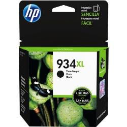 HP 934XL Preto Cartucho de tinta Original 1.000Páginas Para 6230 6830