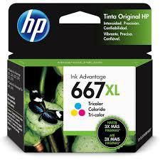 HP 667XL Tricolor Cartucho Original 3YM80AL 330Páginas