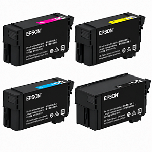Cartucho Epson Kit T40W Original Preto Ciano Magenta Amarelo Epson Para T3170 T5170