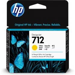 712 3ED69A Cartuchos Original HP Amarelo 29ml Para Studio Steel T210 T250 T650