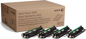 108R01121 Cilindro Original Xerox Conjunto Preto e Tricolor 60.000Páginas Para 6600 6605 6655 C400 C405