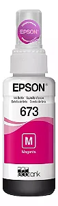 T673M 70ml Tinta Epson Magenta Original 3.000Páginas Para L800 L810 L850 L805 L1800