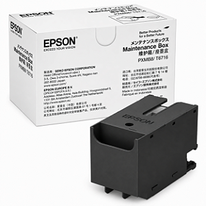 Caixa Original C13T671600 T6716 PXMB8 Epson Para WF-C579R WF-M5299 WF-M5799 WF-C5290 WF-C5710 WF-C5790 WF-C5210