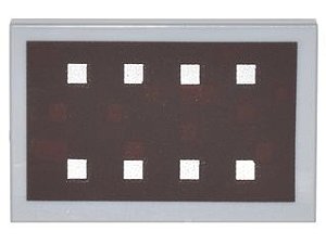 Placa Lisa 2x3 (Escudo do Minecraft)