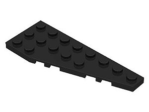 Placa 8x3 Direita Preta