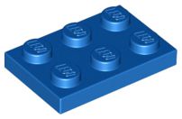 Placa 2x3 - Azul