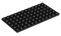 Placa 6x12 Preta