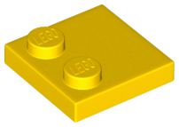 Placa Modificada 2x2 Amarela