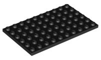 Placa 6x10 Preta