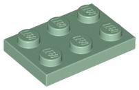 Placa 2x3 - Sand Green